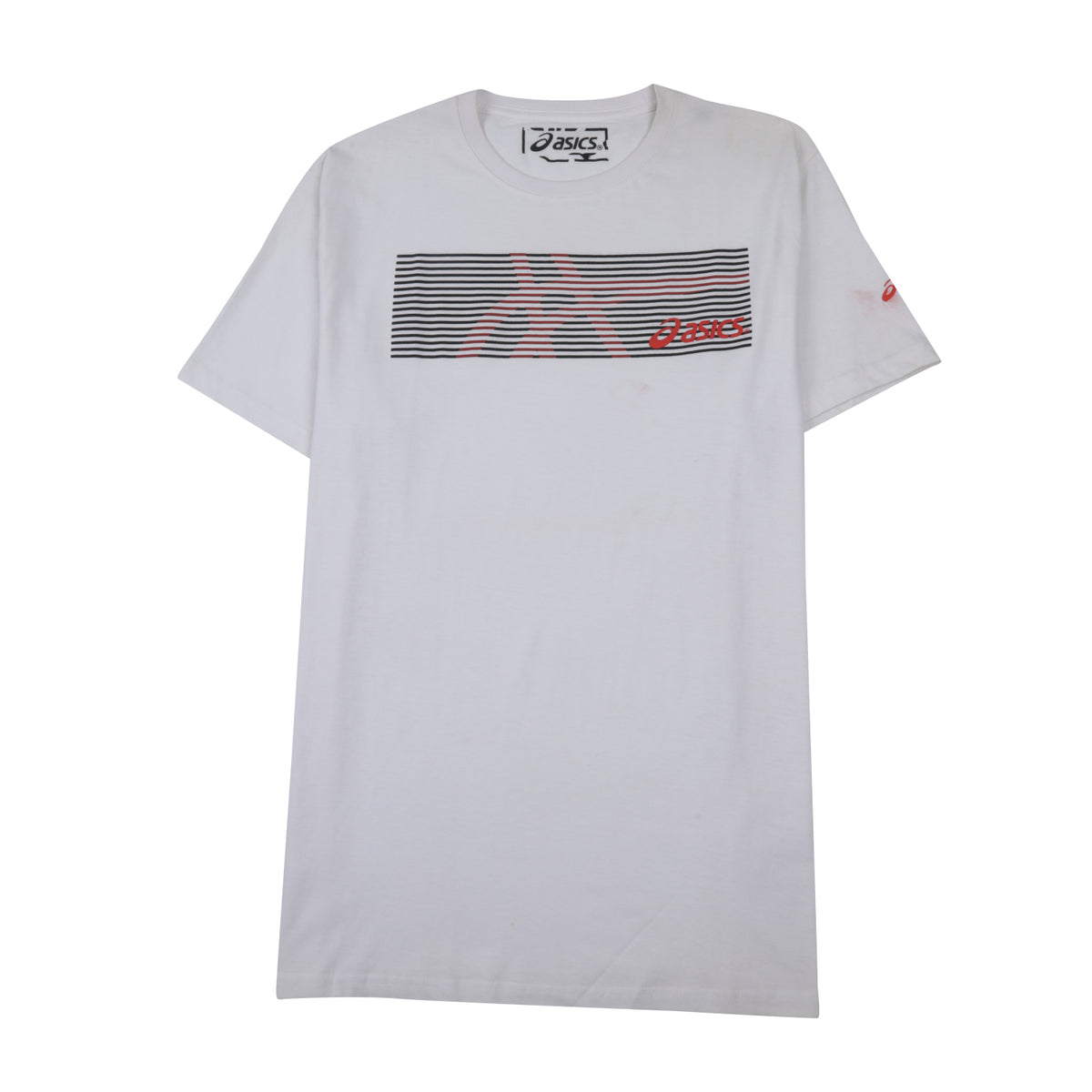 ASICS T.SHIRT PRINTED DESIGN GRAPHIC ON CHEST