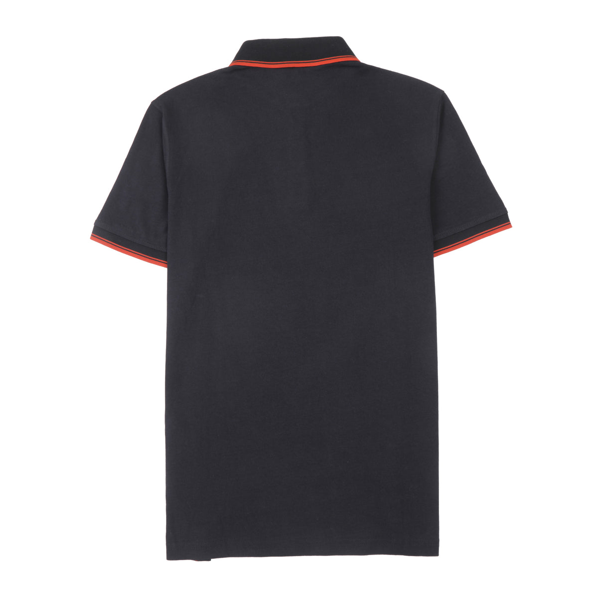 HUGO BOSS POLO SHIRT SHORT SLEEVE WITH RED TIPPED COLLAR