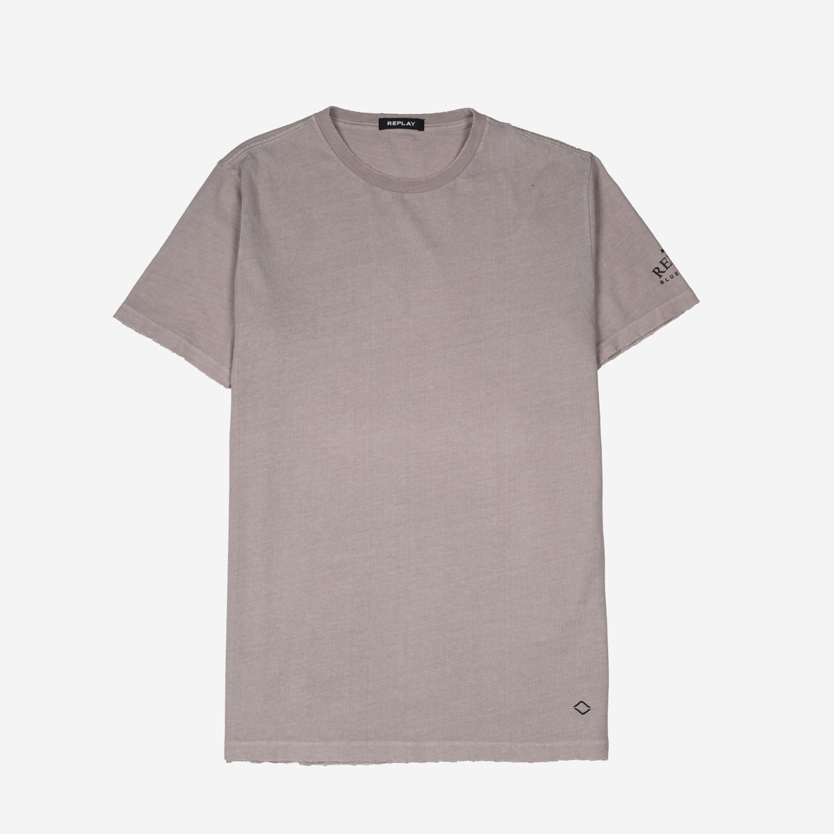REPLAY T.SHIRT PRINTED REPLAY LOGO ON ARM