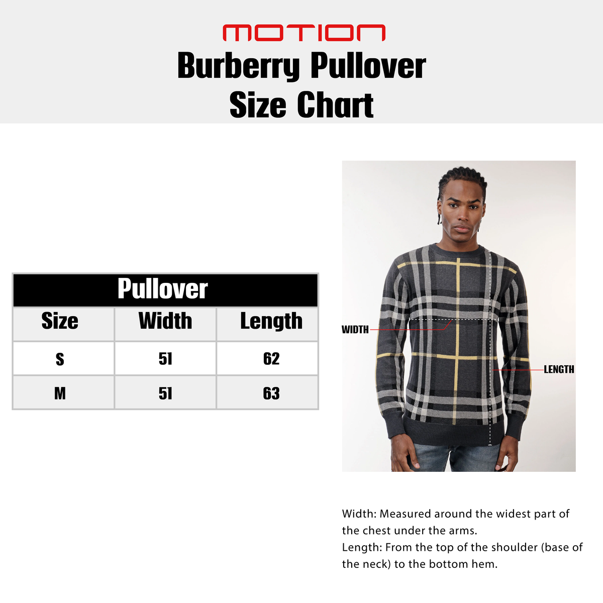 Size guide – Burberry