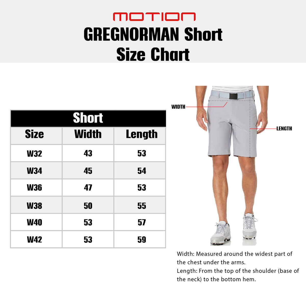 Size guide – GREGNORMAN