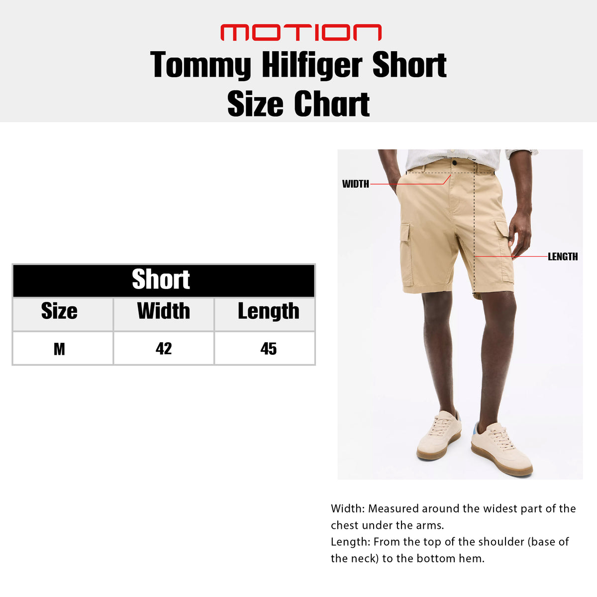Size guide – Tommy Hilfiger
