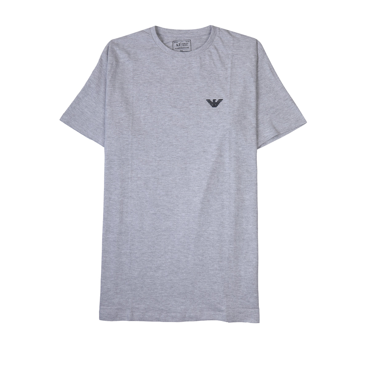 ARMANI JEANS T.SHIRT RAPPER LOGO ON CHEST