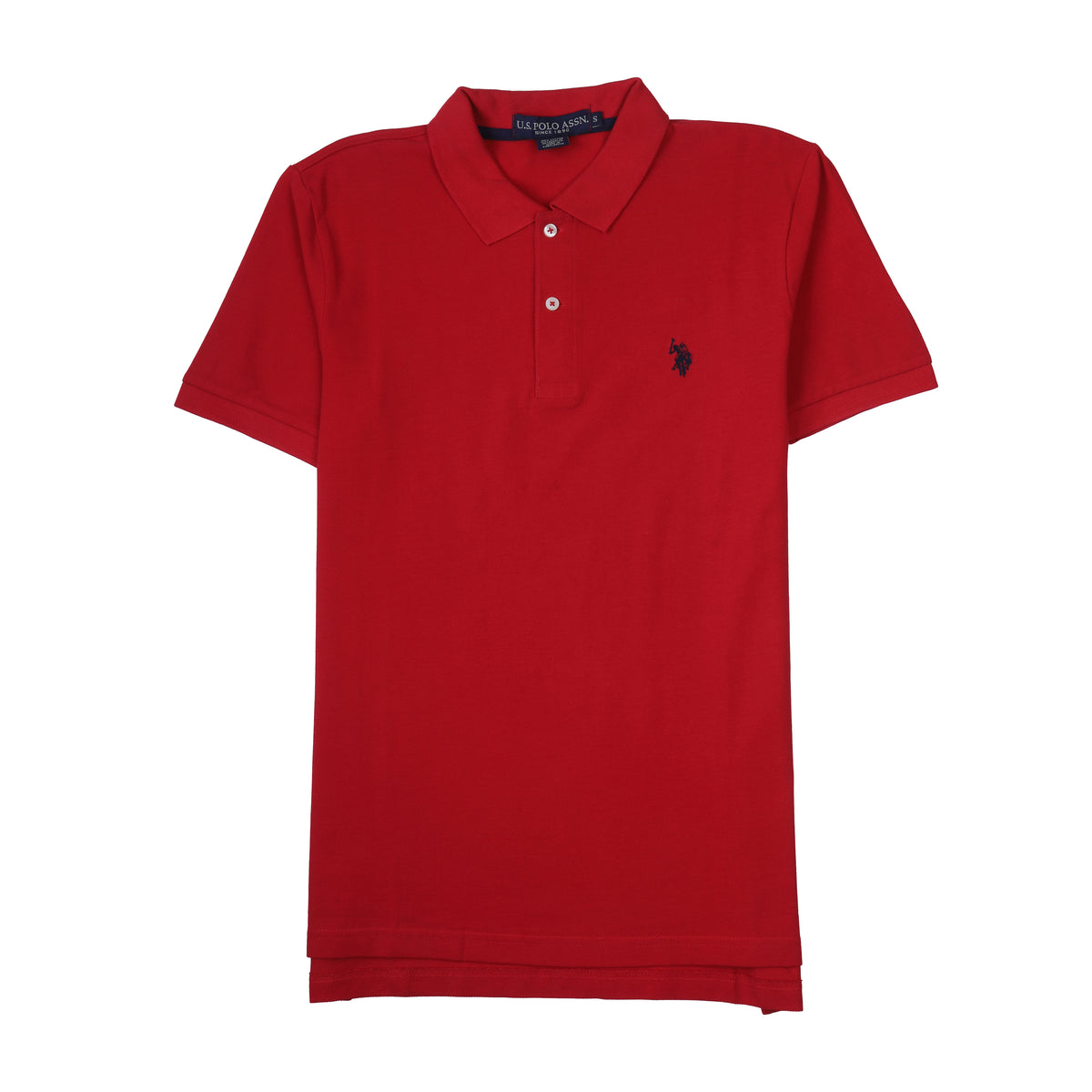 U.S.POLO ASSN POLO.SHIRT RAPPER LOGO ON CHEST