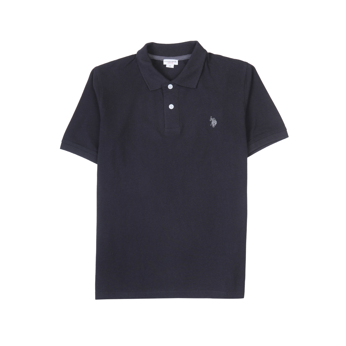 U.S.POLO ASSN POLO.SHIRT RAPPER LOGO ON CHEST