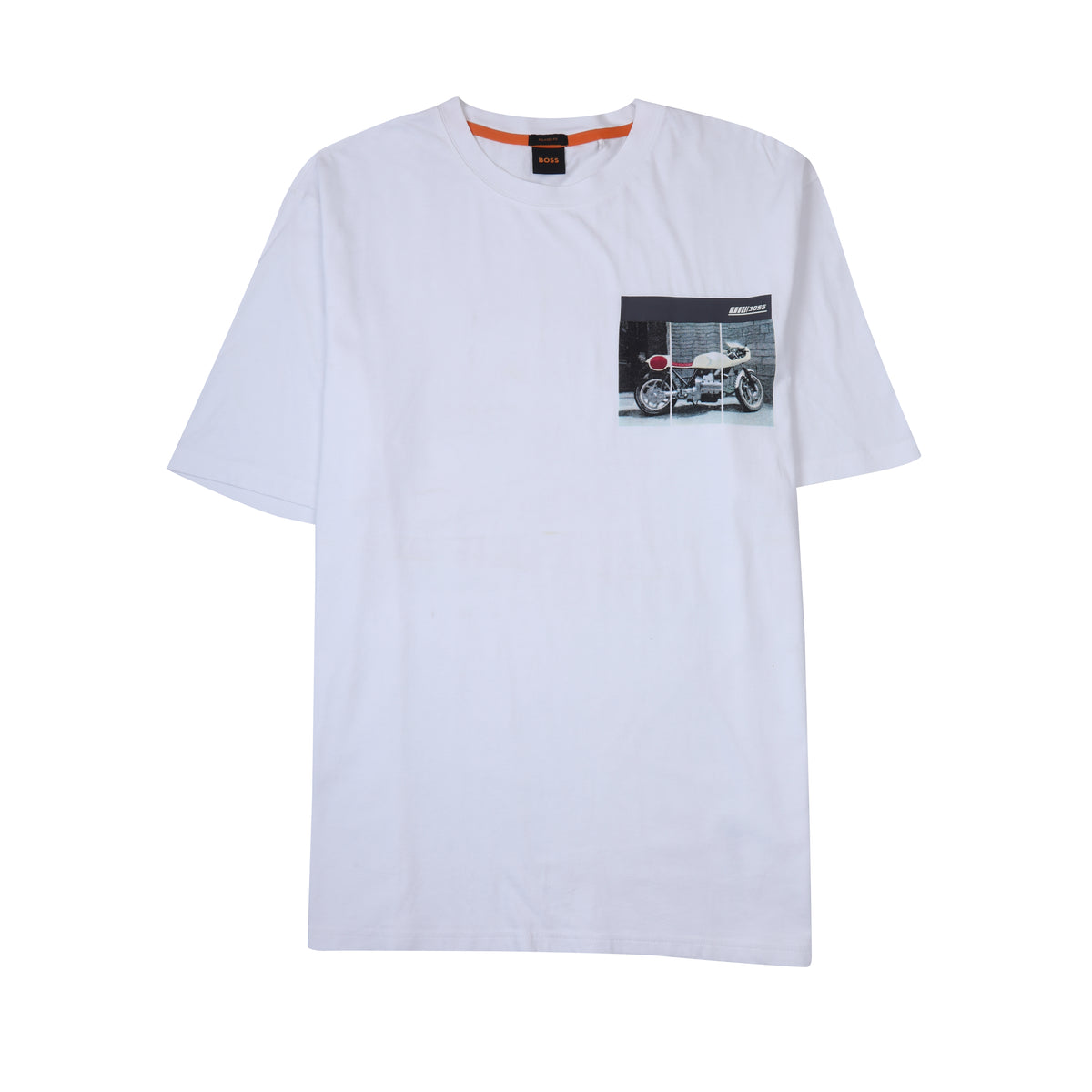 HUGO BOSS T.SHIRT PRINTED DESIGN GRAPHIC ON CHEST
