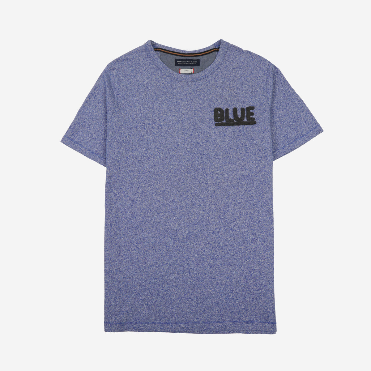 JACK & JONES T.SHIRT EMBROIDERY BLUE BLACK