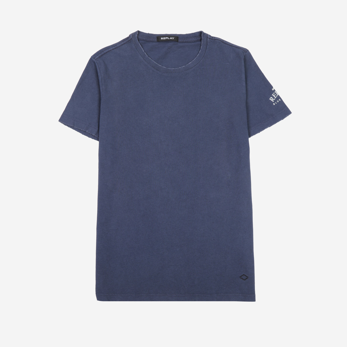 REPLAY T.SHIRT PRINTED REPLAY WHITE IN ARM
