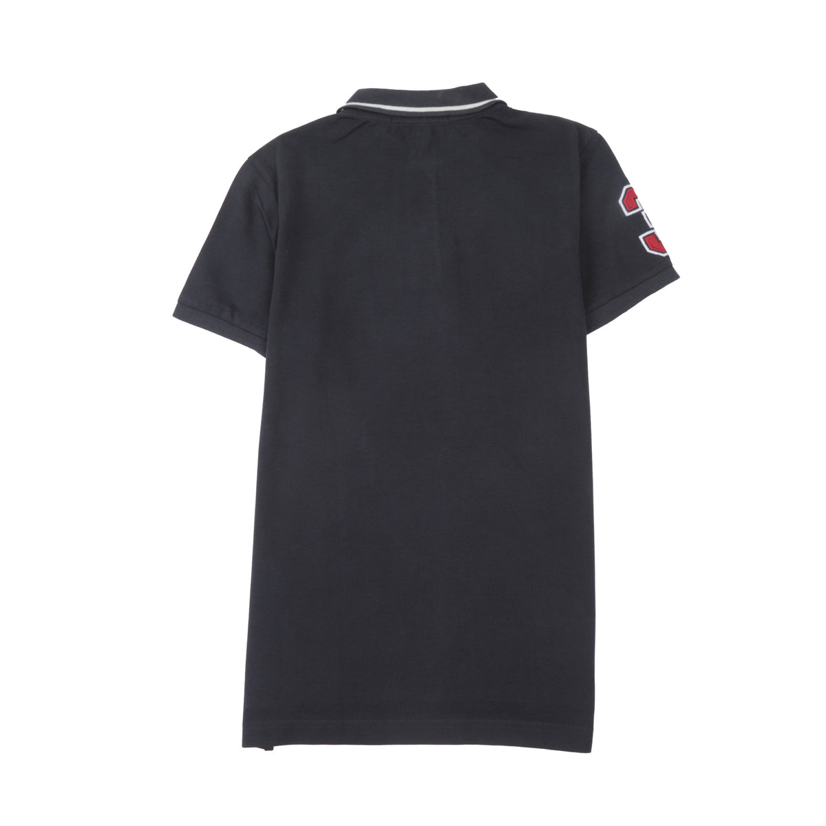 U.S.POLO ASSN POLO SHIRT RAPPER LOGO ON CHEST WHITE