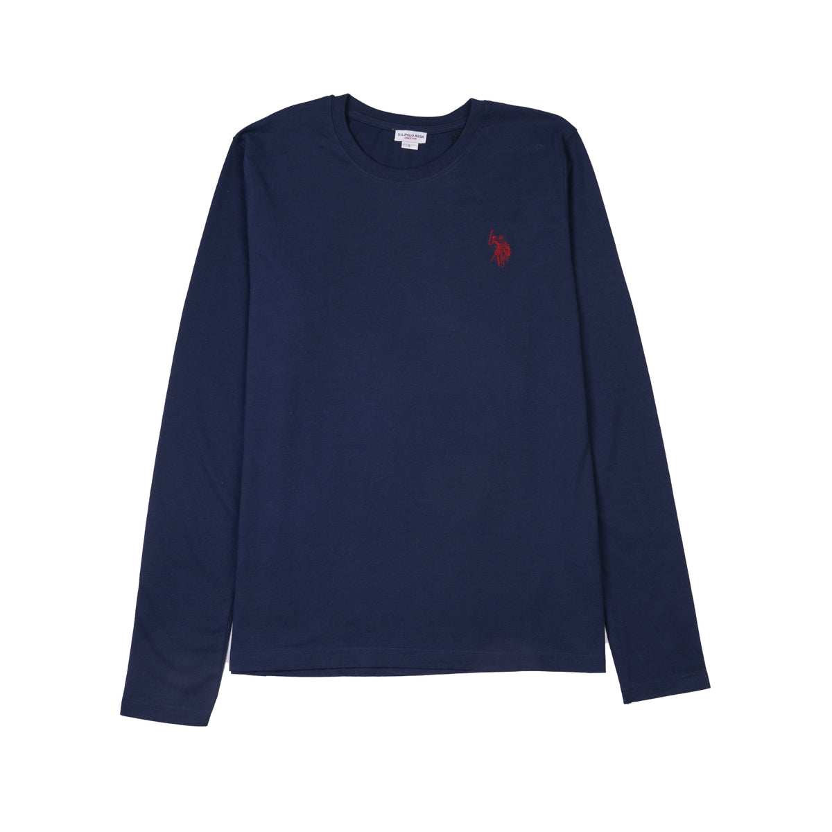 U.S.POLO ASSN T.SHIRT LONG SLEEVS WITH LOGO ON CHEST