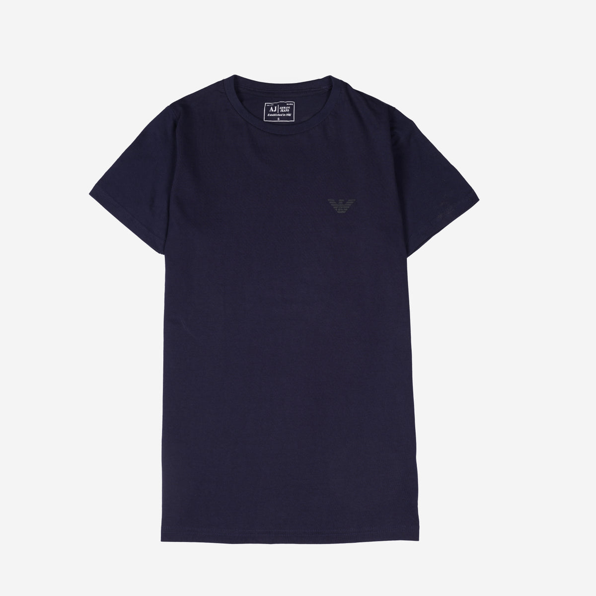 ARMANI JEANS T.SHIRT RUBBER BLACK LOGO