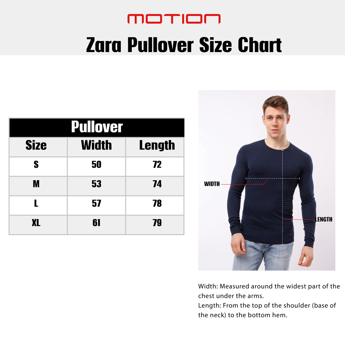 Size guide – ZARA