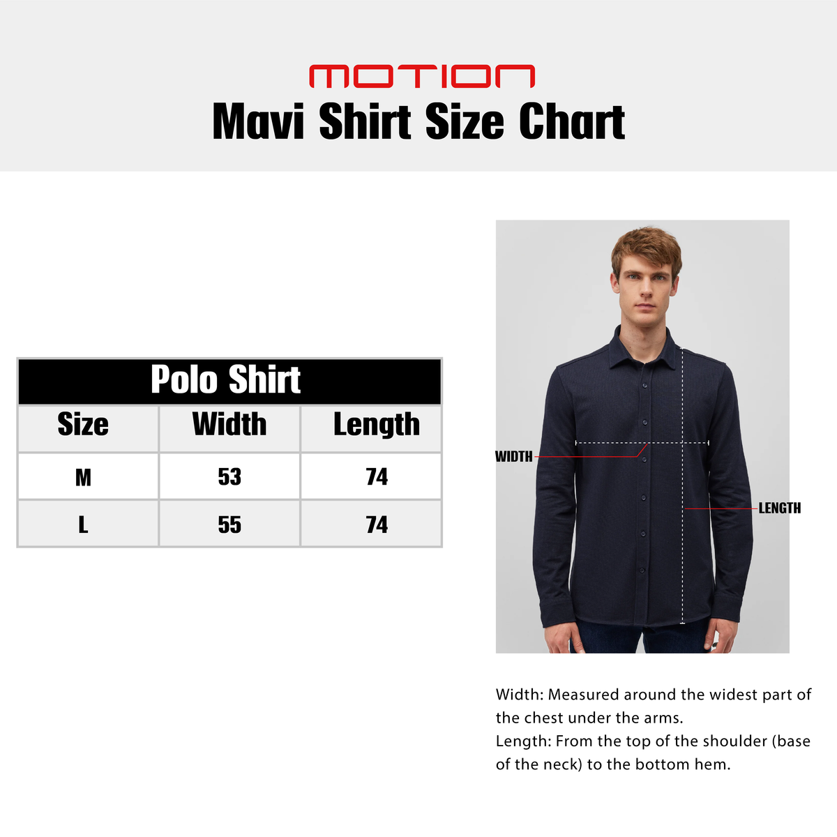 Size guide – Mavi
