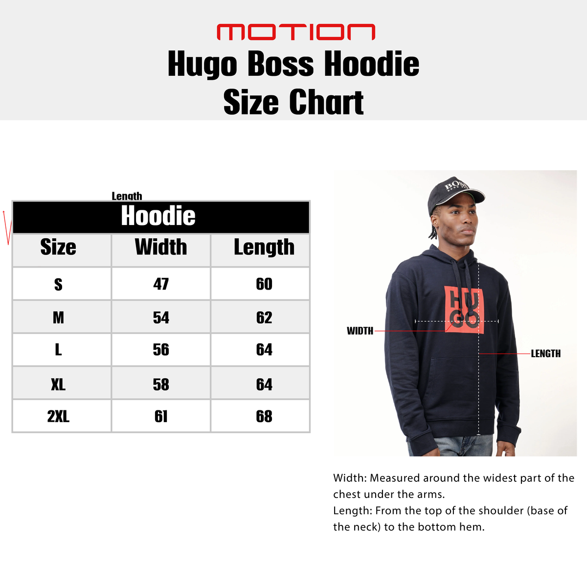 Size guide – Hugo Boss