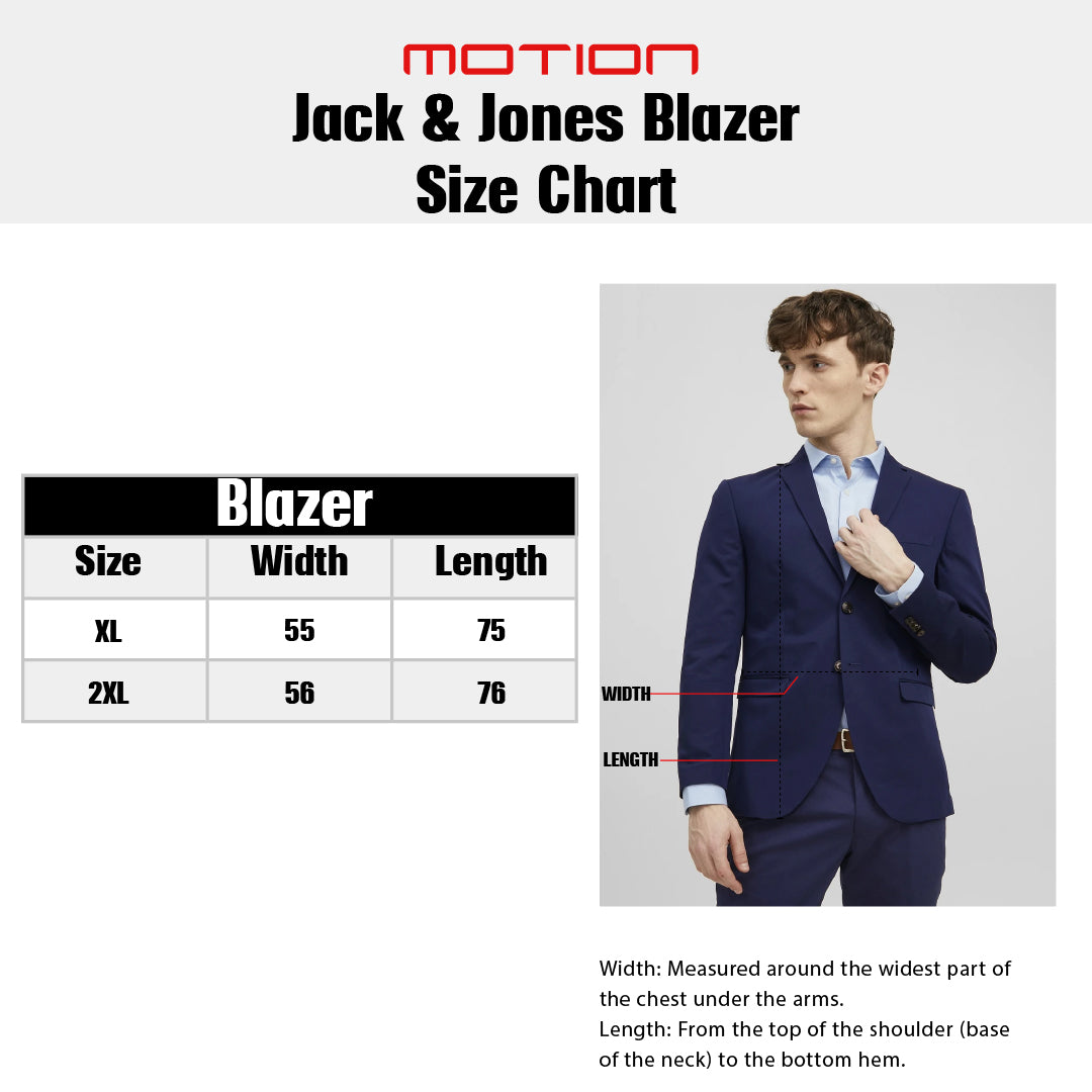 Size guide – Jack & Jones Blazer