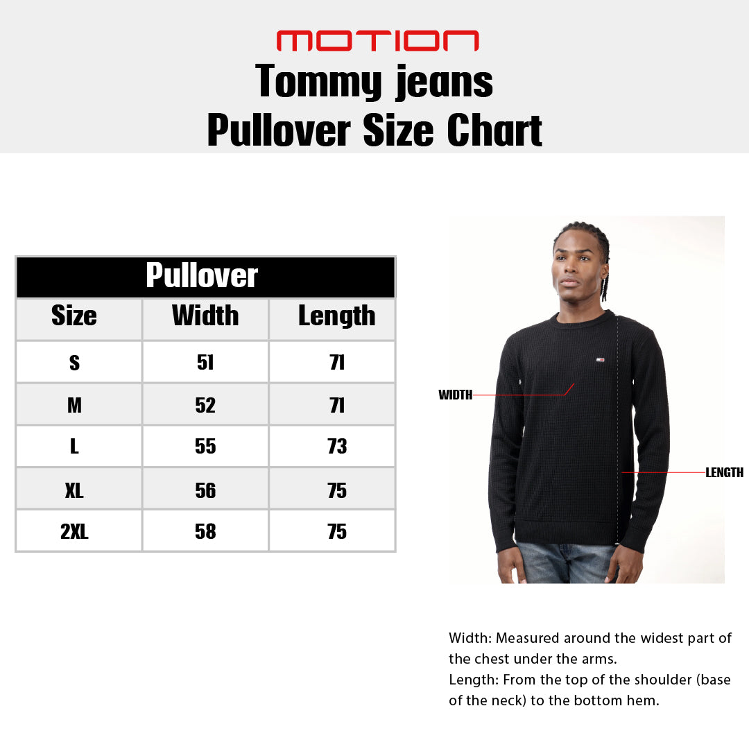 Size guide – Tommy Jeans