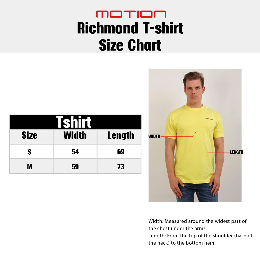 Size guide – RICHMOND T-Shirt