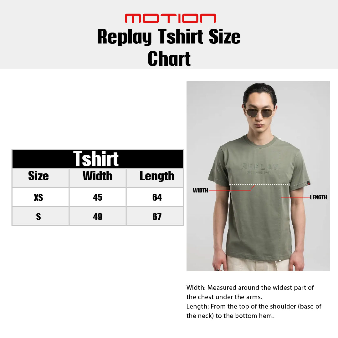 Size guide – REPLAY