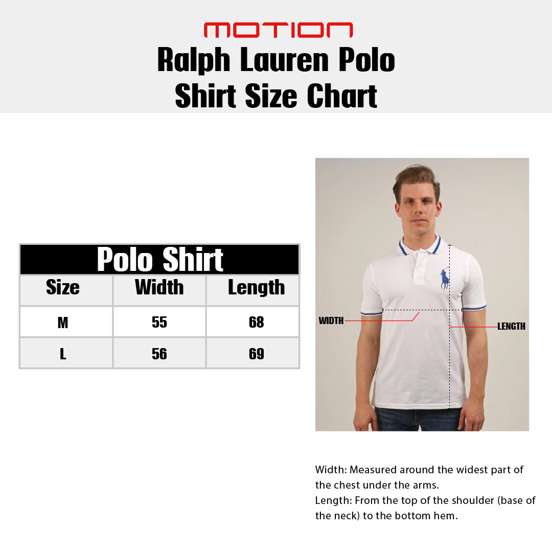 Size guide – Ralph Lauren Slim Fit Polo Shirt