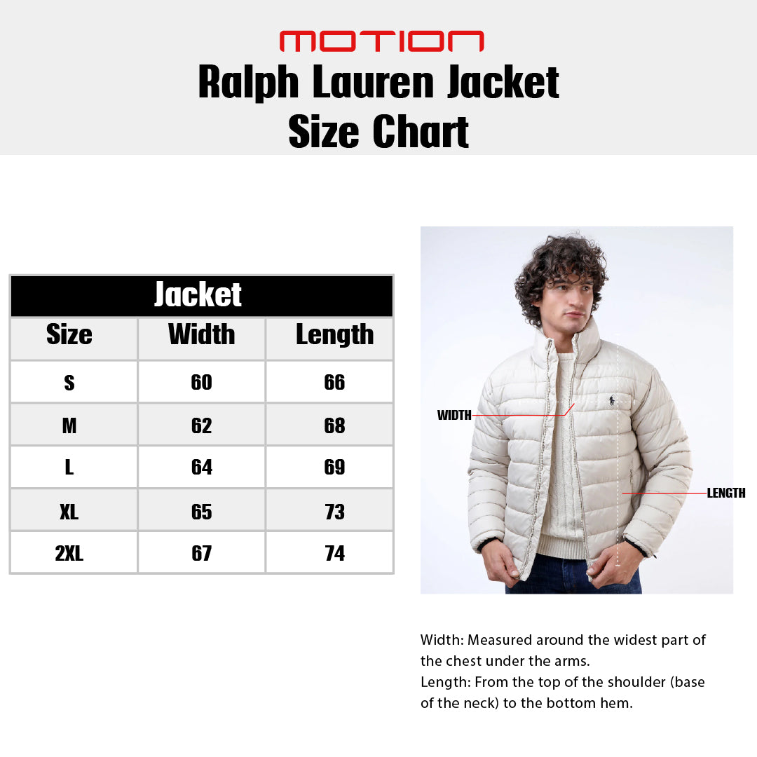Size guide – Ralph Lauren Jacket