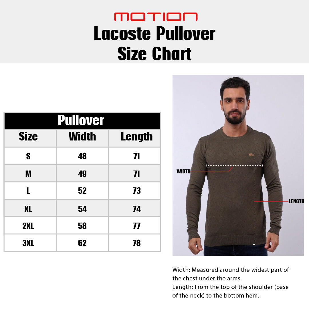 Size guide – Lacoste