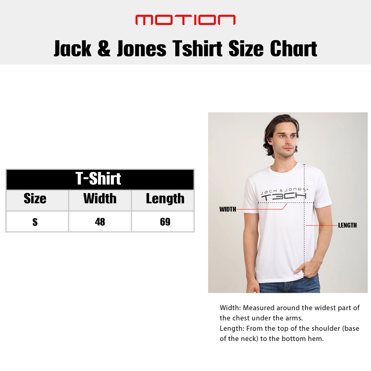 Size guide – Jack & Jones