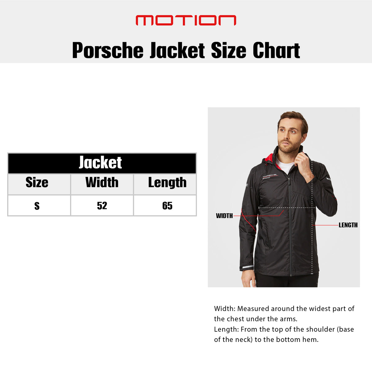 Size guide – Porsche